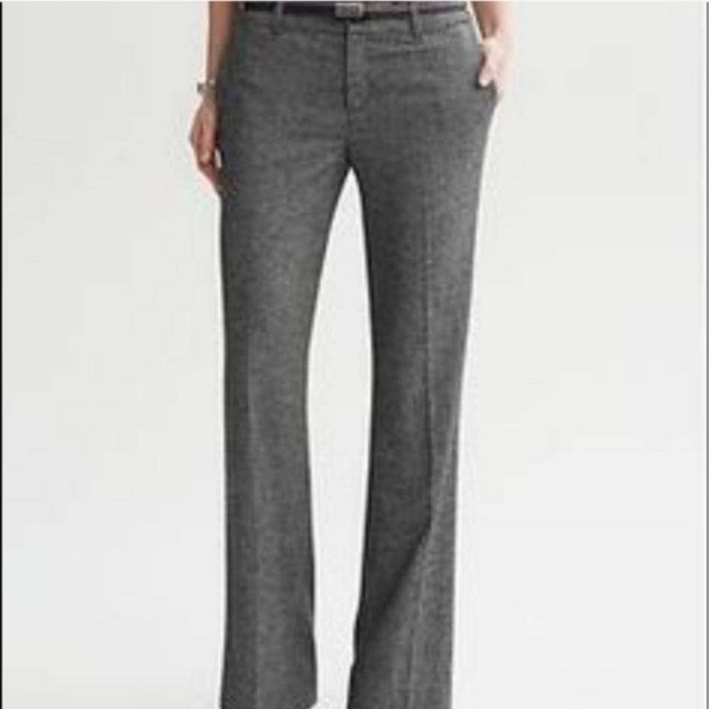 New BANANA REPUBLIC Martin Fit Wool Y2K Straight Leg Low-Rise Trouser Pants NWT